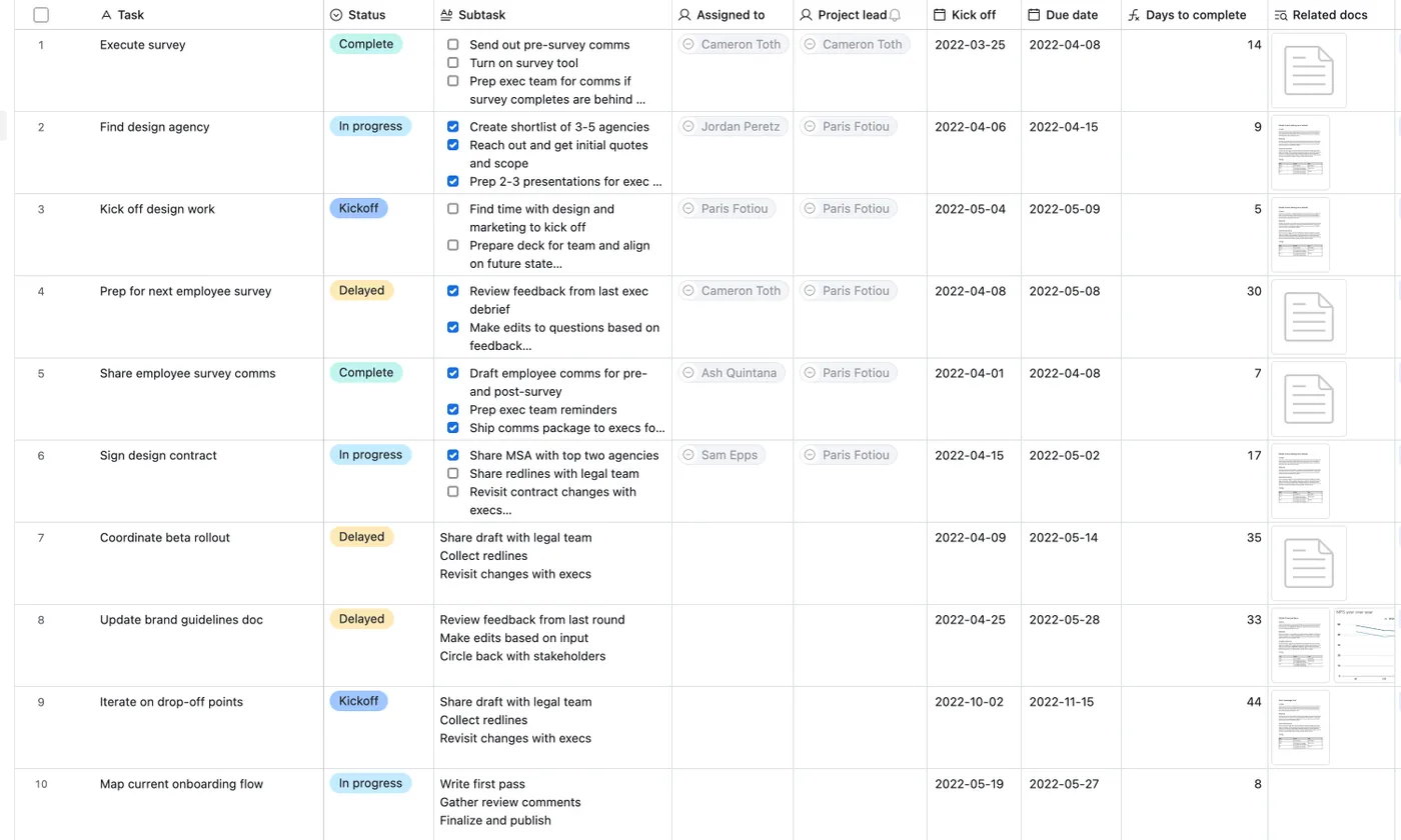 Screenshot your Airtable Grid view in one image