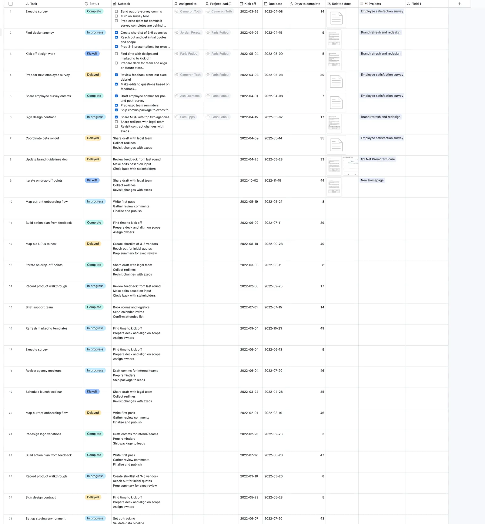 Screenshot your Airtable Grid view in one image